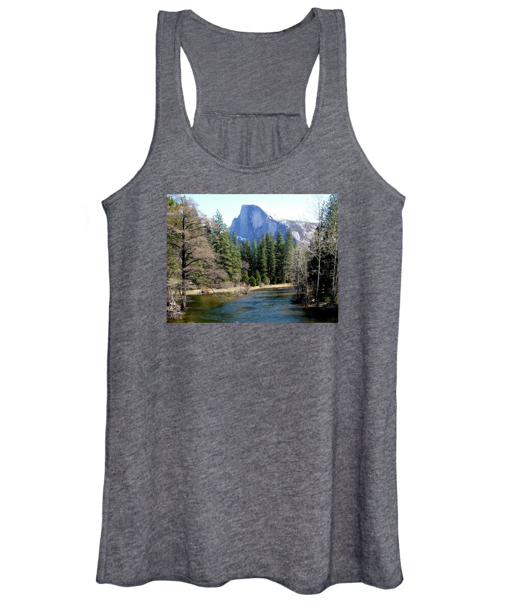 Scenic Women's Tank Top featuring the photograph Half Dome by William Bitman