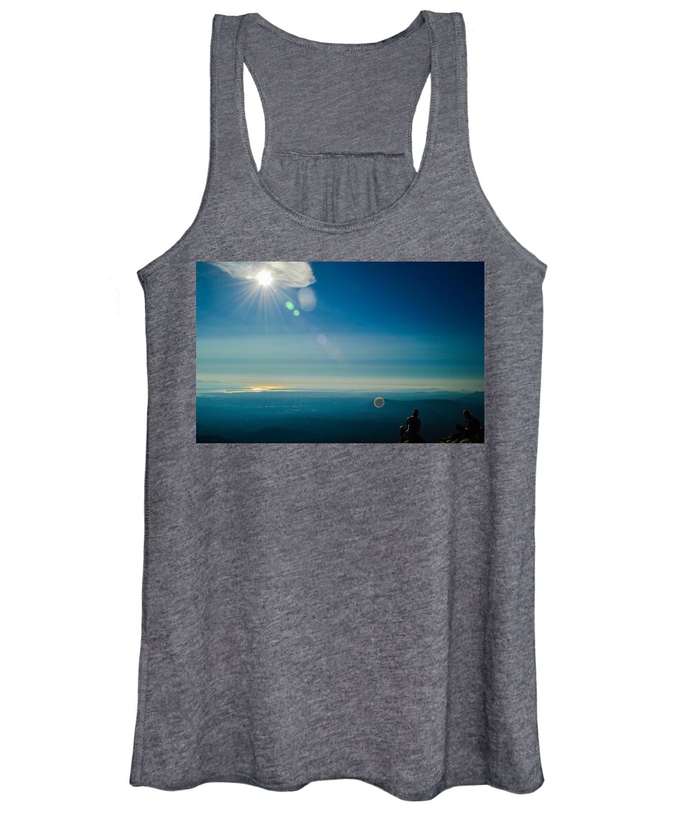  Women's Tank Top featuring the photograph Hanging out on the Summit by Brian O'Kelly