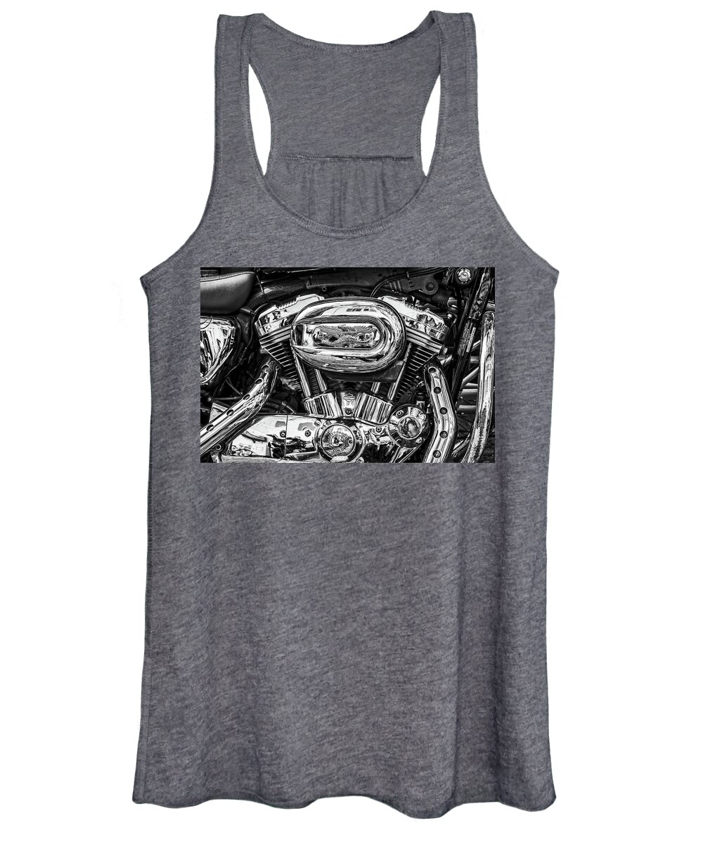 Harley Motorcycle Women's Tank Top featuring the photograph Harley motorcycle by Xavier Cardell
