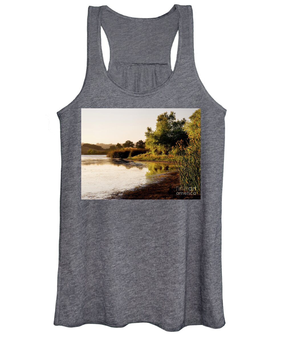Ambient Lighting Women's Tank Top featuring the photograph Hazy Days of Summer 4 by Dean Birinyi
