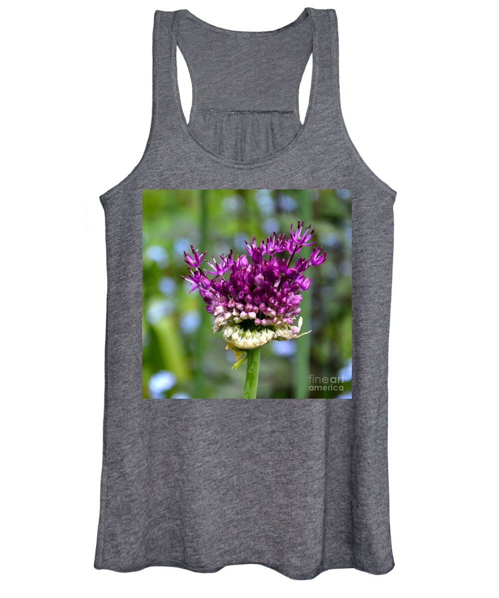 Purple Sensation Women's Tank Top featuring the photograph Here I Am by Tatyana Searcy