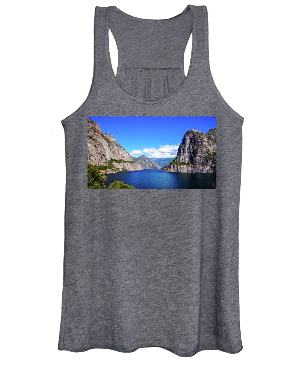 California Women's Tank Top featuring the photograph Hetch Hetchy Reservoir Yosemite by Lawrence S Richardson Jr