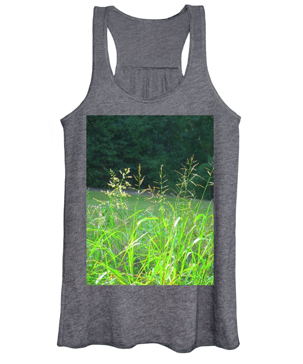 Prairies Women's Tank Top featuring the photograph Holdouts by Judith Lauter