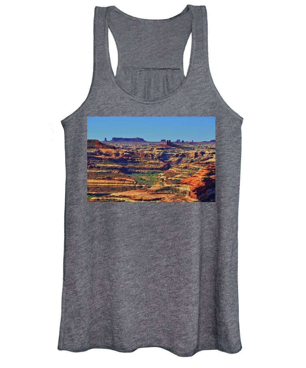 The Maze Women's Tank Top featuring the photograph Horse Canyon by Greg Norrell