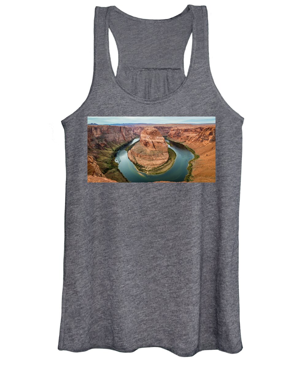 Horseshoe Women's Tank Top featuring the photograph Horseshoe Bend by Jayme Spoolstra