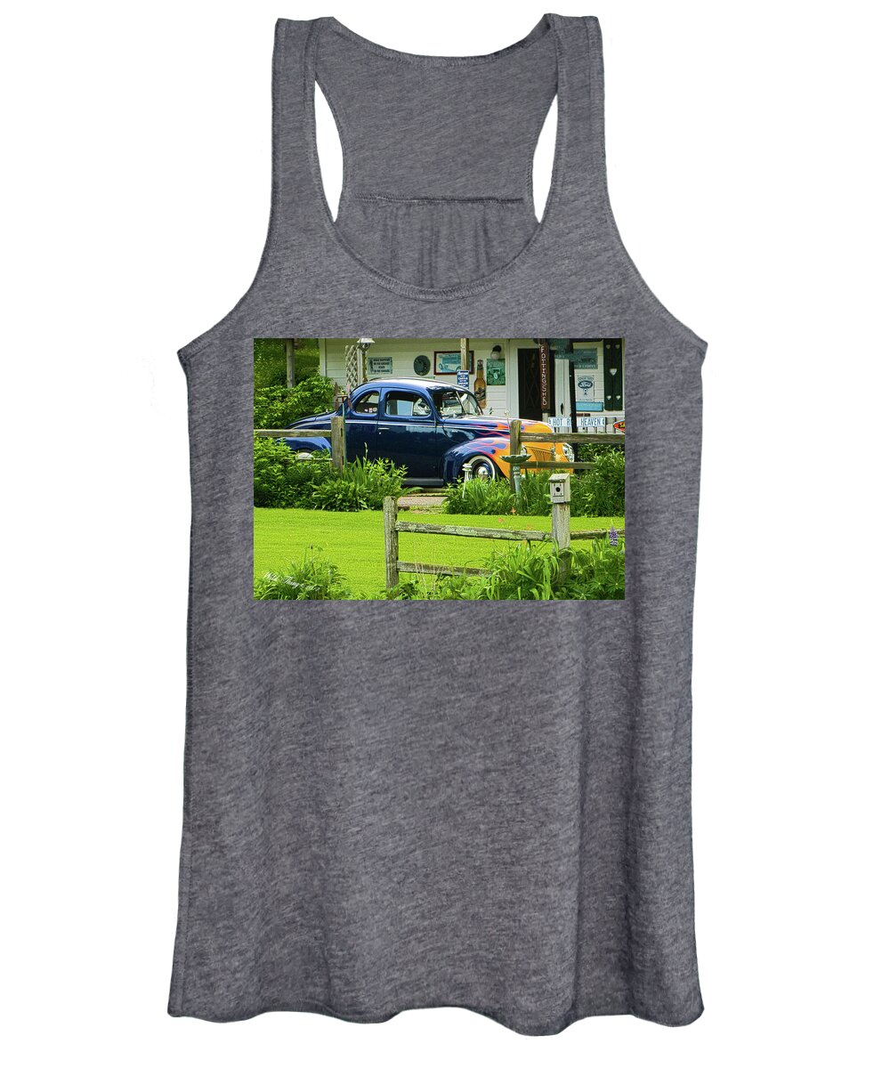 Car Women's Tank Top featuring the photograph Hot Rod Heaven by Wild Thing