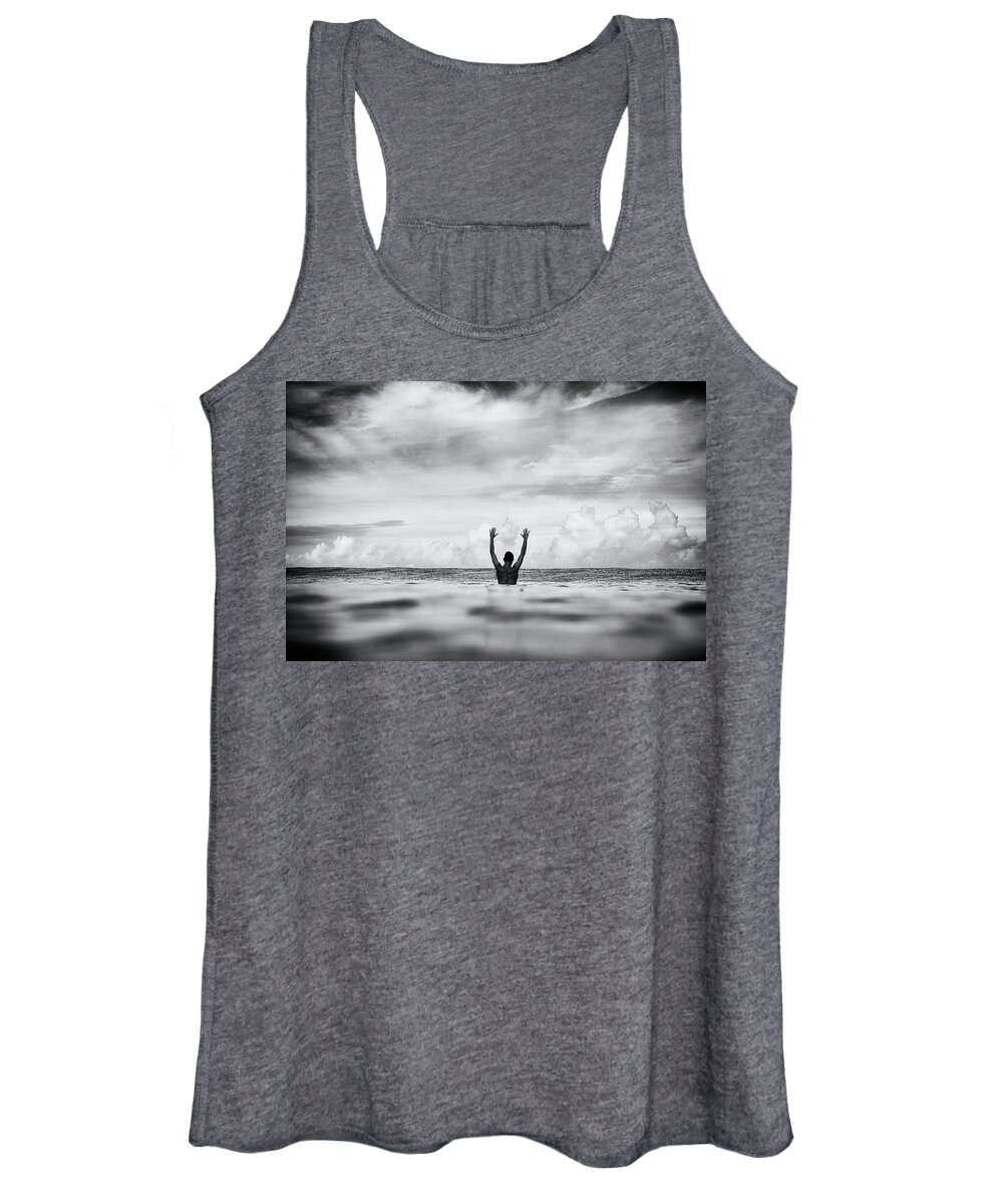 Surfing Women's Tank Top featuring the photograph House Arrest by Nik West