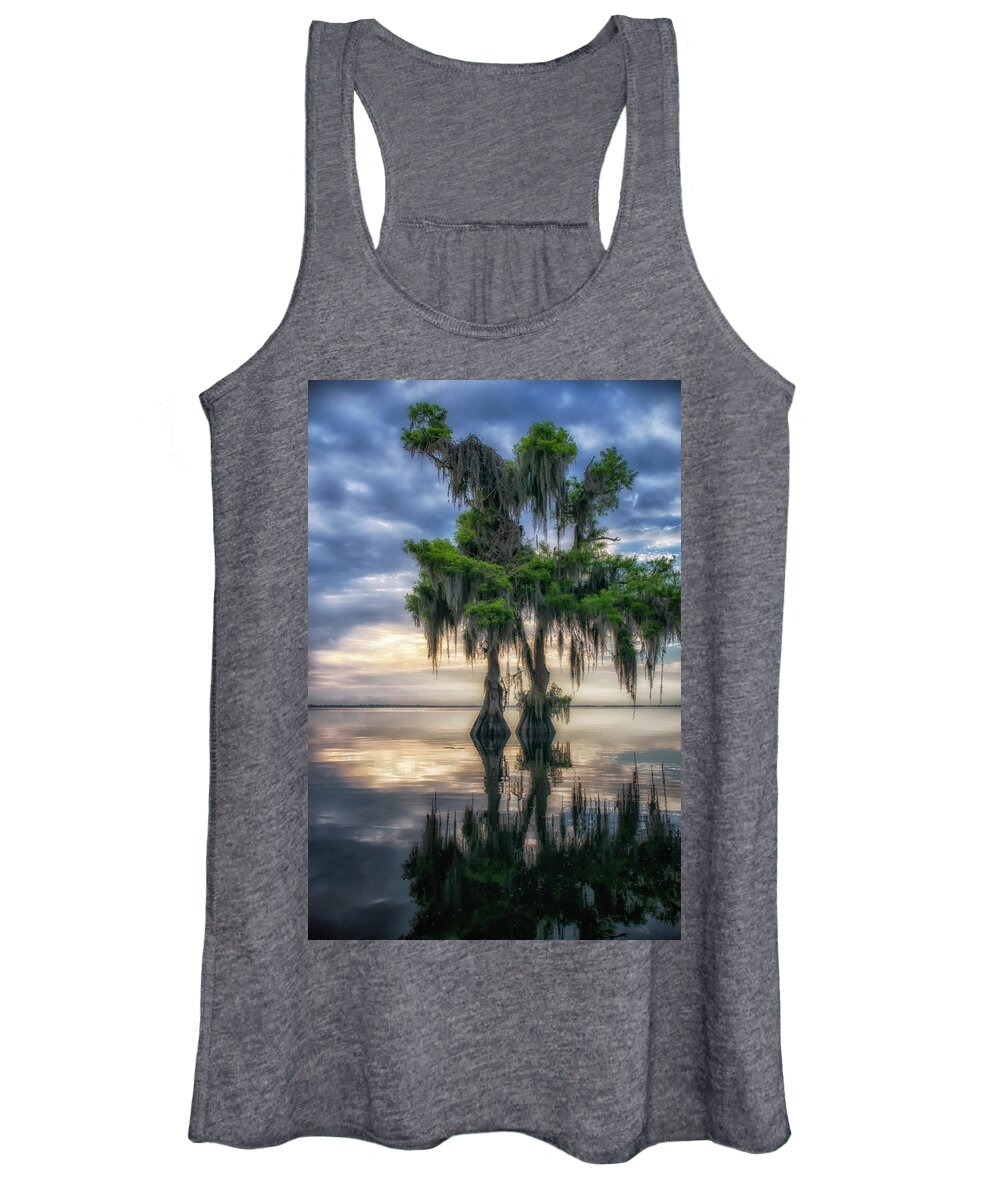 Crystal Yingling Women's Tank Top featuring the photograph I Dreamed of Cypress by Ghostwinds Photography