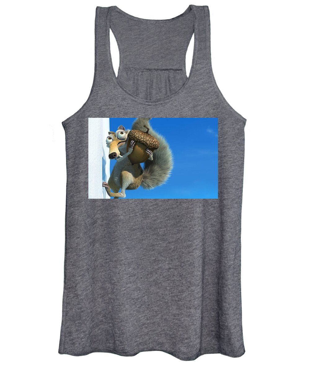 Ice Age Women's Tank Top featuring the digital art Ice Age by Maye Loeser