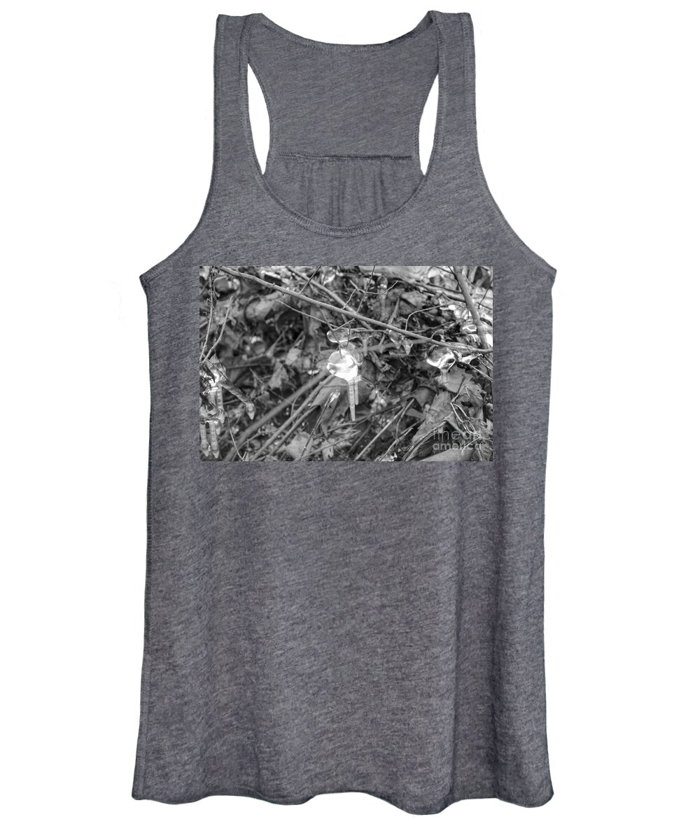 Ice Women's Tank Top featuring the photograph Ice Crystal in January by Christopher Lotito