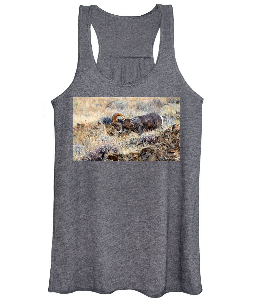 Oregon Women's Tank Top featuring the photograph I'm Still Com'n For You by Steve Warnstaff