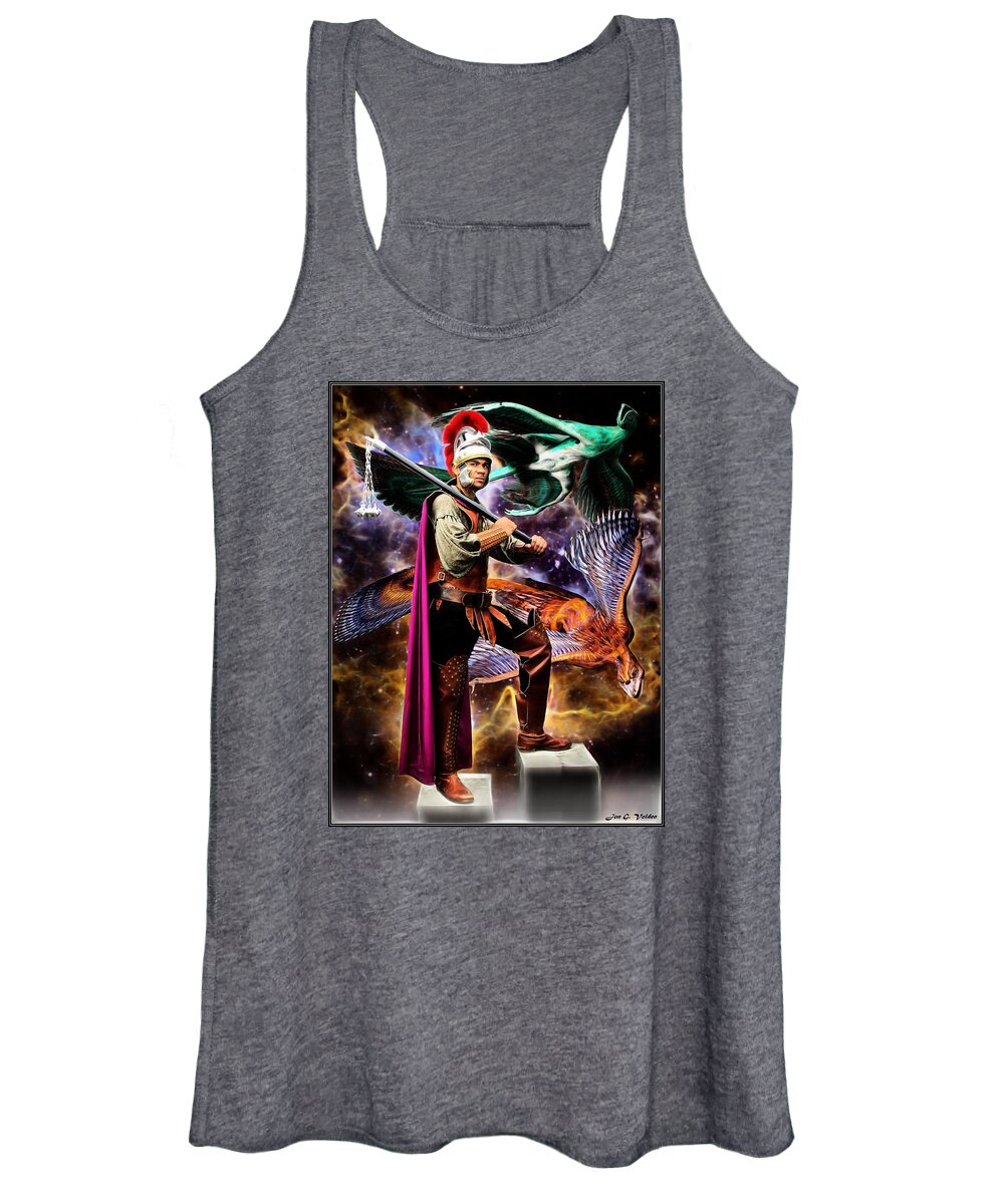 Fantasy Women's Tank Top featuring the painting In An Alternate Reality by Jon Volden