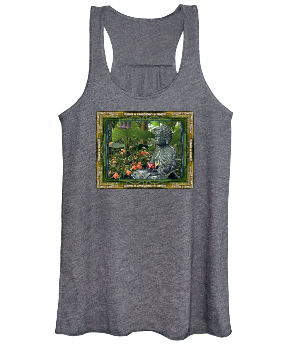Mandalas Women's Tank Top featuring the photograph In Repose by Bell And Todd