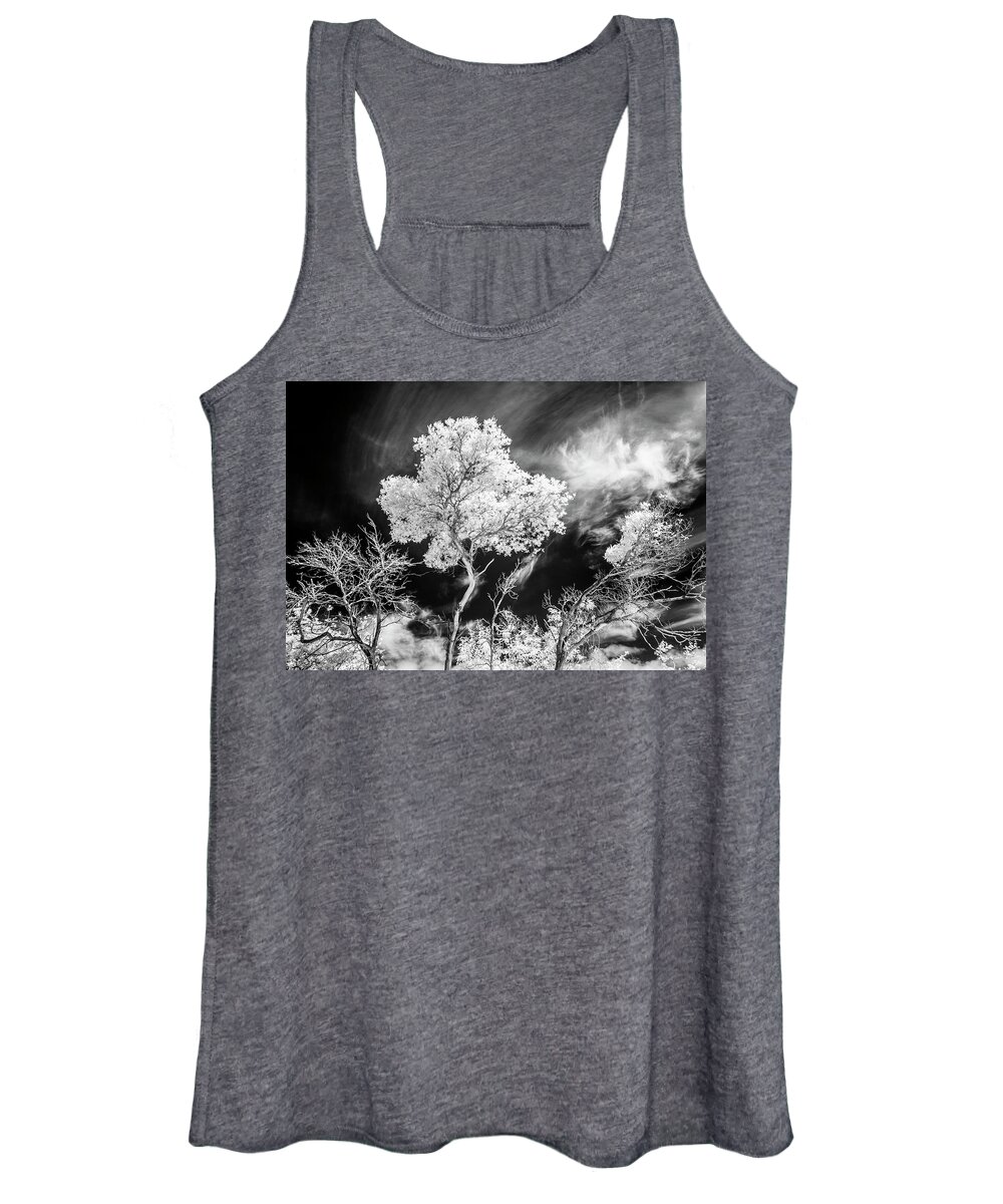 Infrared Tree Women's Tank Top featuring the photograph Infrared Tree Tops by Roseanne Jones