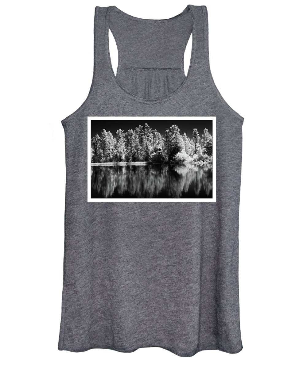  Flaming Gorge Women's Tank Top featuring the photograph Invisible Reflection by Brian Duram