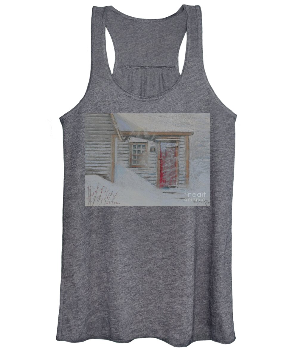 Pastels Women's Tank Top featuring the photograph Jeremiah Calkin House by Rae Smith PAC