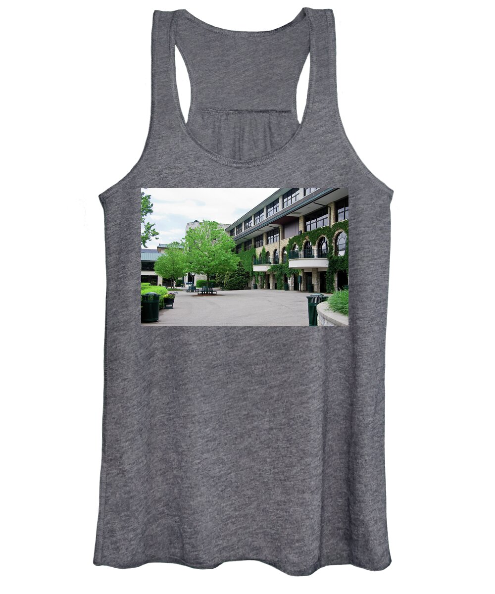 Horse Women's Tank Top featuring the photograph Keeneland Race Track by Jill Lang