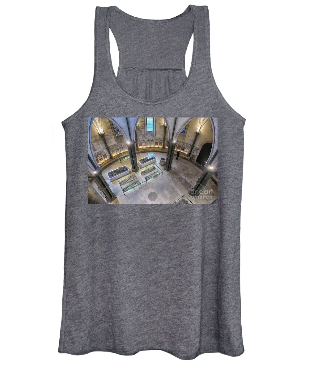 Europe Women's Tank Top featuring the photograph Knights Templar sarcophaguses in London by Patricia Hofmeester
