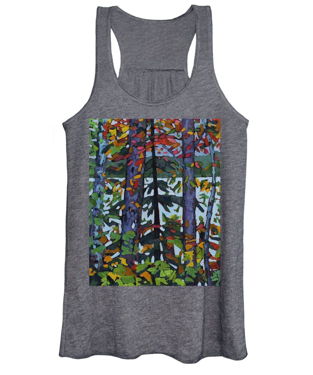 1893 Women's Tank Top featuring the painting Kushog Colours by Phil Chadwick