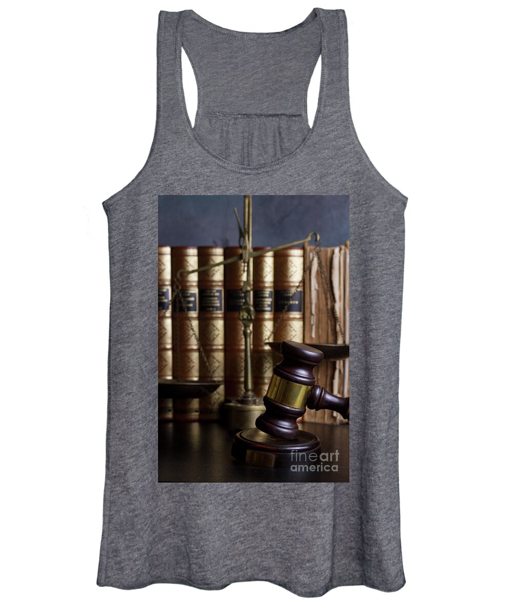 Law Women's Tank Top featuring the photograph Law and Order by Anastasy Yarmolovich
