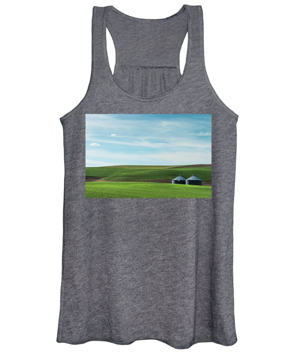 Agriculture Women's Tank Top featuring the photograph Less is more. by Usha Peddamatham