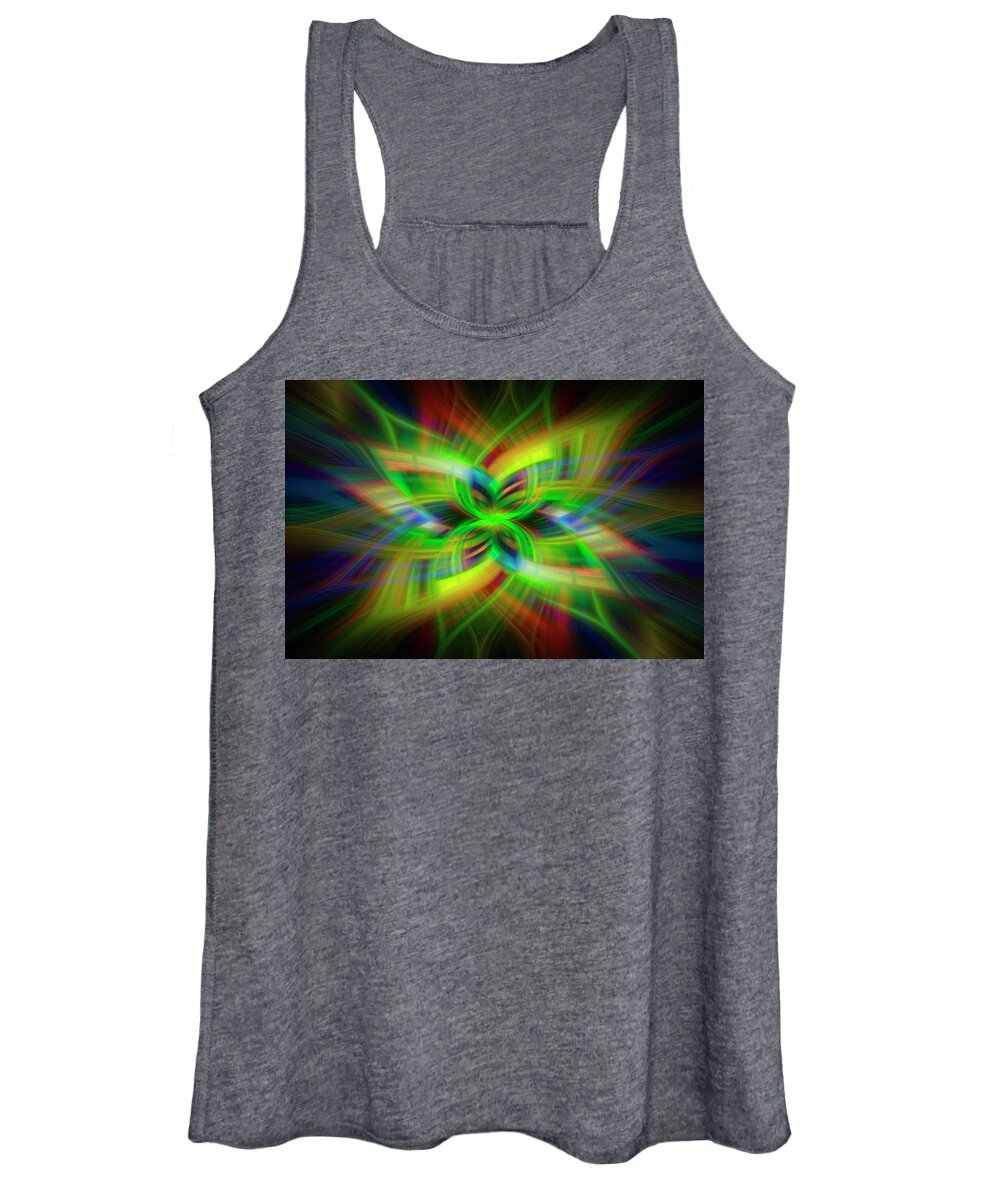 Abstracts Women's Tank Top featuring the photograph Light Abstract 1 by Kenny Thomas