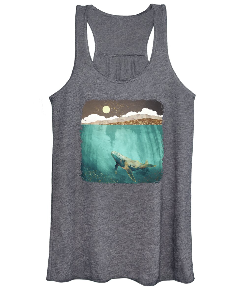 Light Women's Tank Top featuring the digital art Light Beneath by Spacefrog Designs