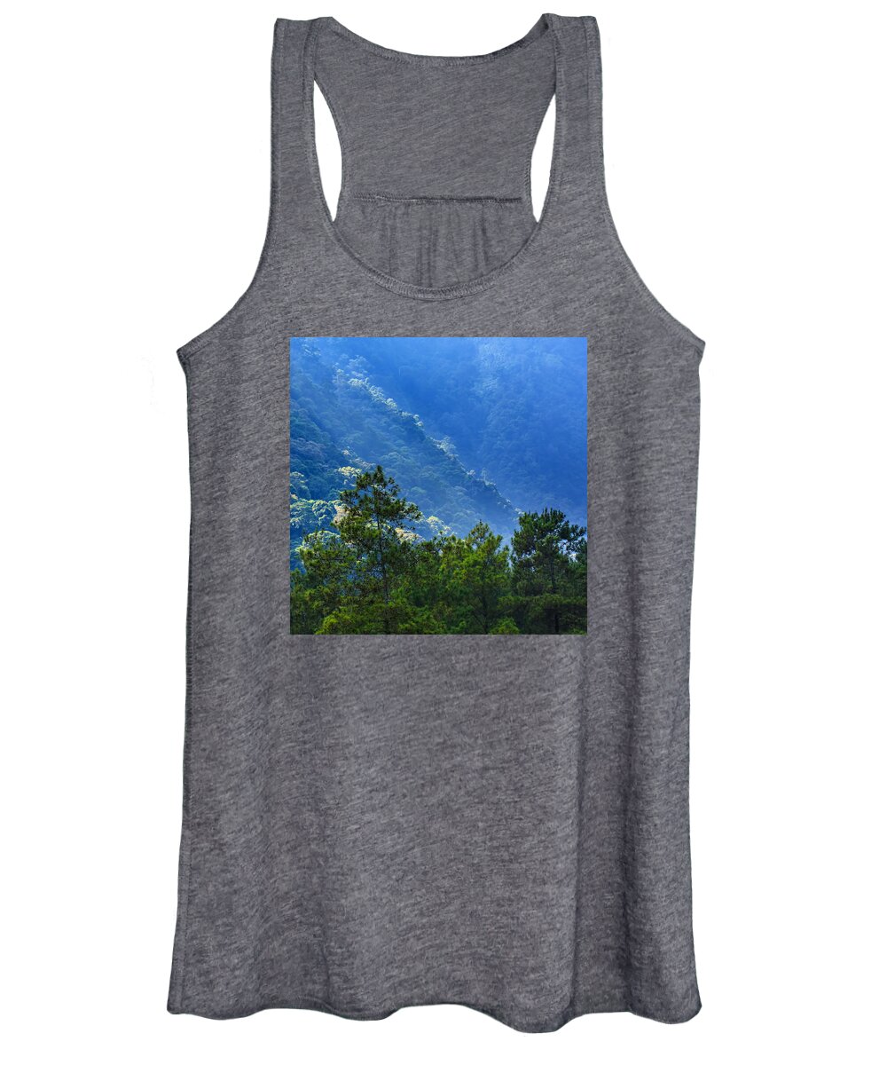 Landscape Women's Tank Top featuring the photograph Light of Forest by Ridwan Photography