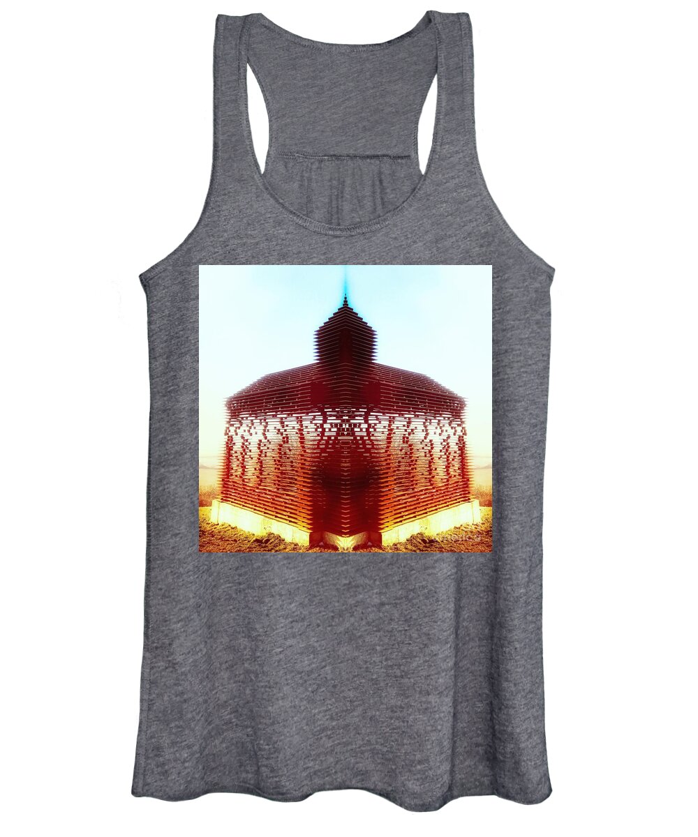 Lines Women's Tank Top featuring the photograph Lignes by HELGE Art Gallery