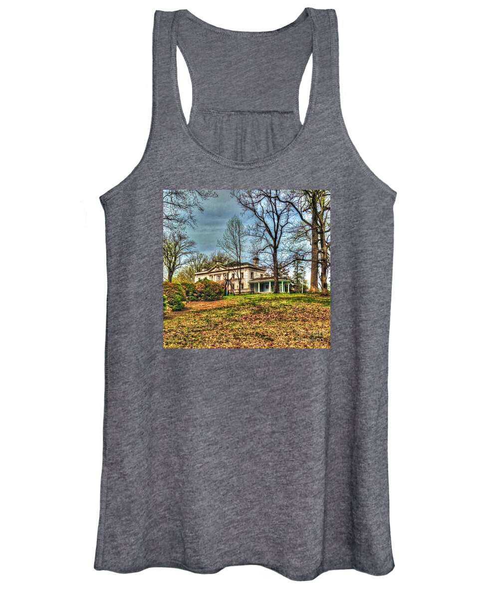 Liriodendron Women's Tank Top featuring the photograph Liriodendron Mansion by Debbi Granruth