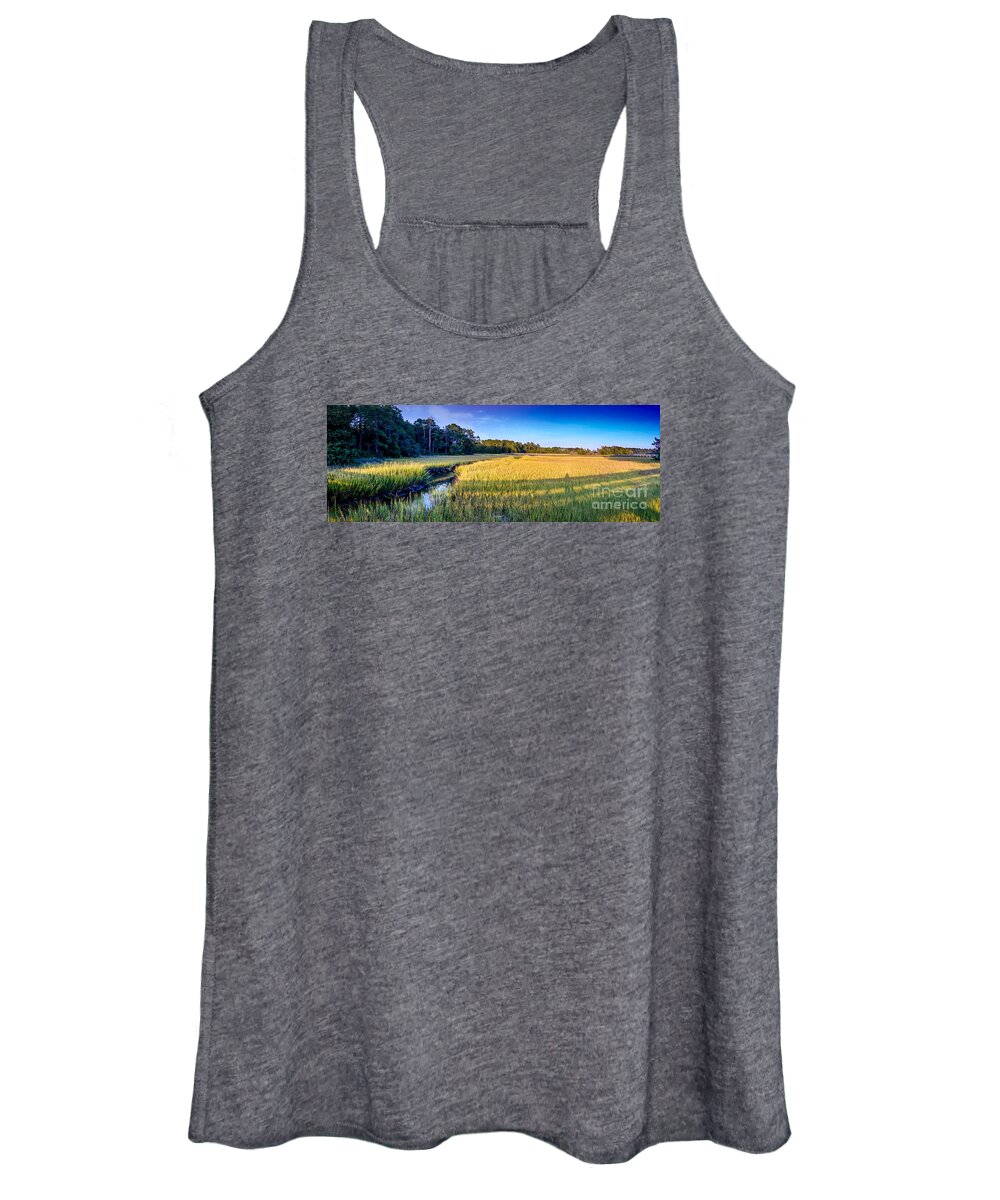 Interior Women's Tank Top featuring the photograph Little River Marsh - 2 by David Smith