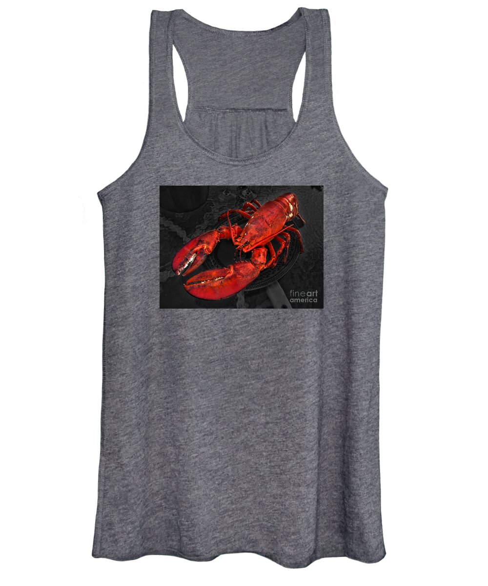 Lobster Women's Tank Top featuring the photograph Lobstah by William Fields