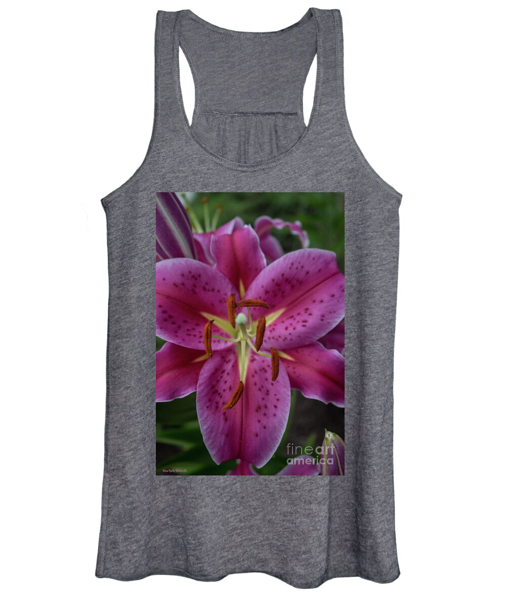 Lily Women's Tank Top featuring the photograph Lovely Lily by Roberta Byram