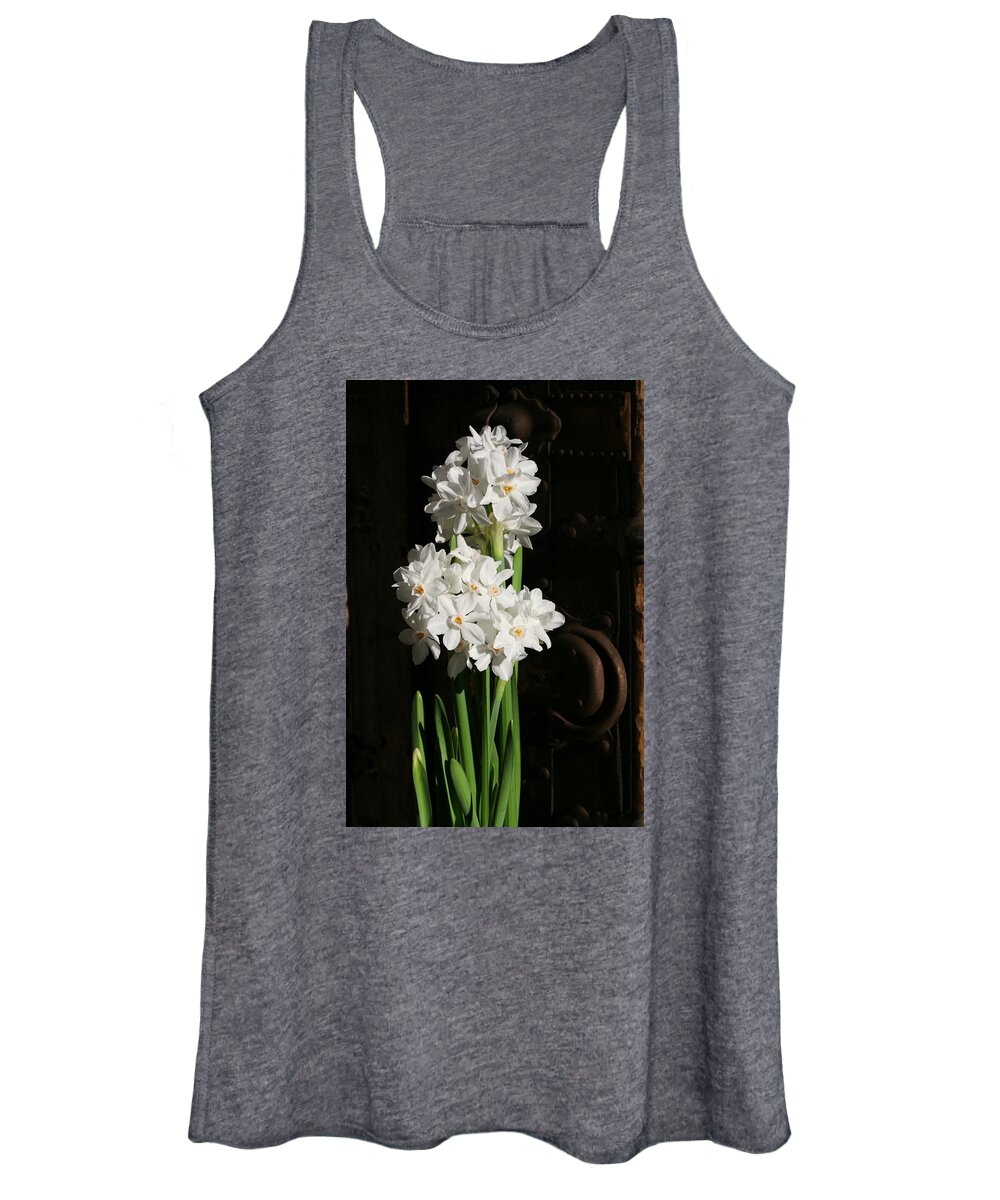 Paperwhites Women's Tank Top featuring the photograph Lovely Paperwhites by Tammy Pool