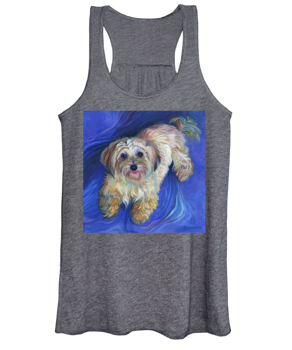 Painting Women's Tank Top featuring the painting Lucy by Susan Hensel