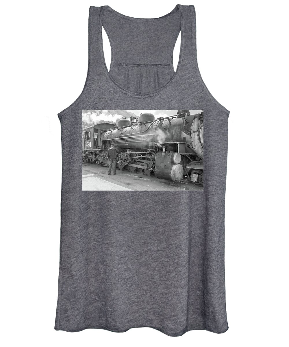 Dsngr Women's Tank Top featuring the photograph Lubing #481 #1 by Victor Culpepper