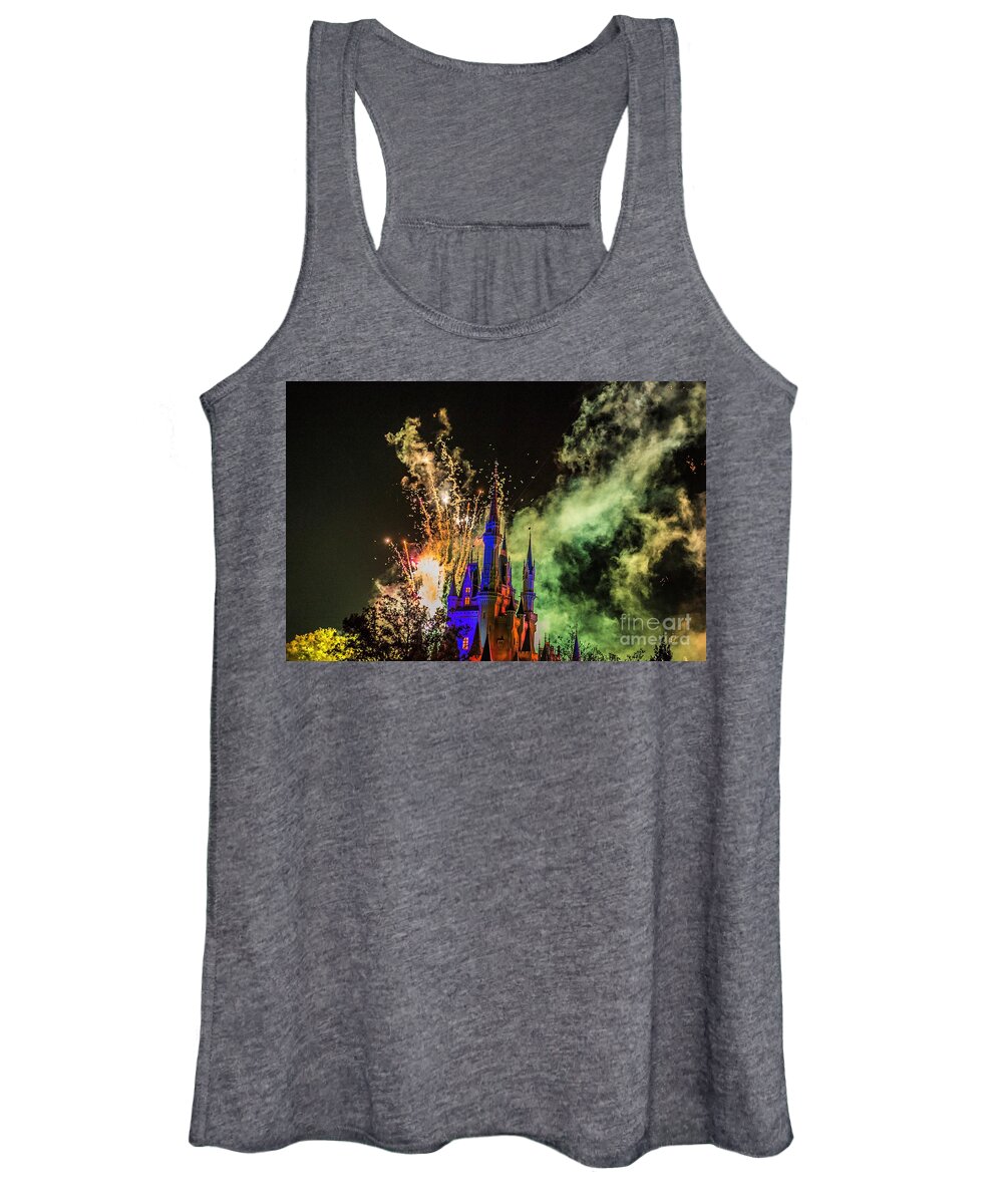 Magic Kingdom Women's Tank Top featuring the photograph Florida #1 by Buddy Morrison