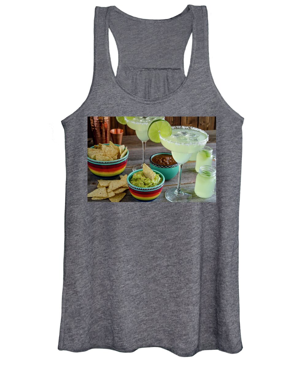 Adult Beverage Women's Tank Top featuring the photograph Margarita Party by Teri Virbickis