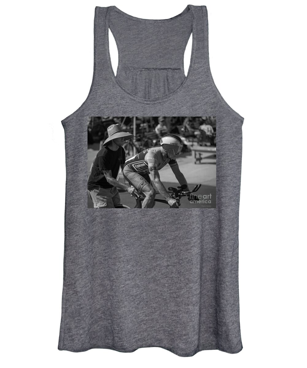 San Diego Women's Tank Top featuring the photograph Masters Pursuit Start by Dusty Wynne