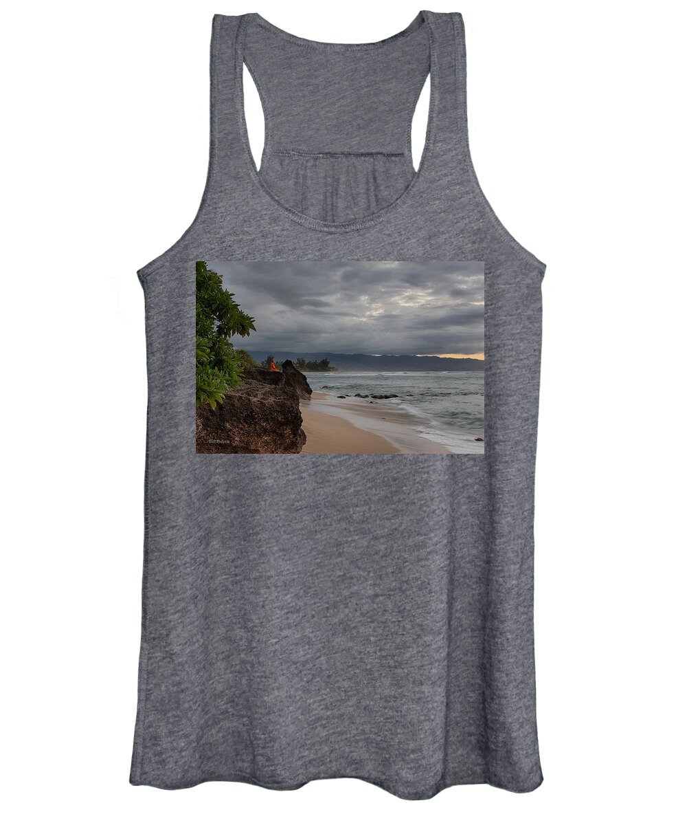 Budhism Women's Tank Top featuring the photograph Meditative Moment by Bill Roberts