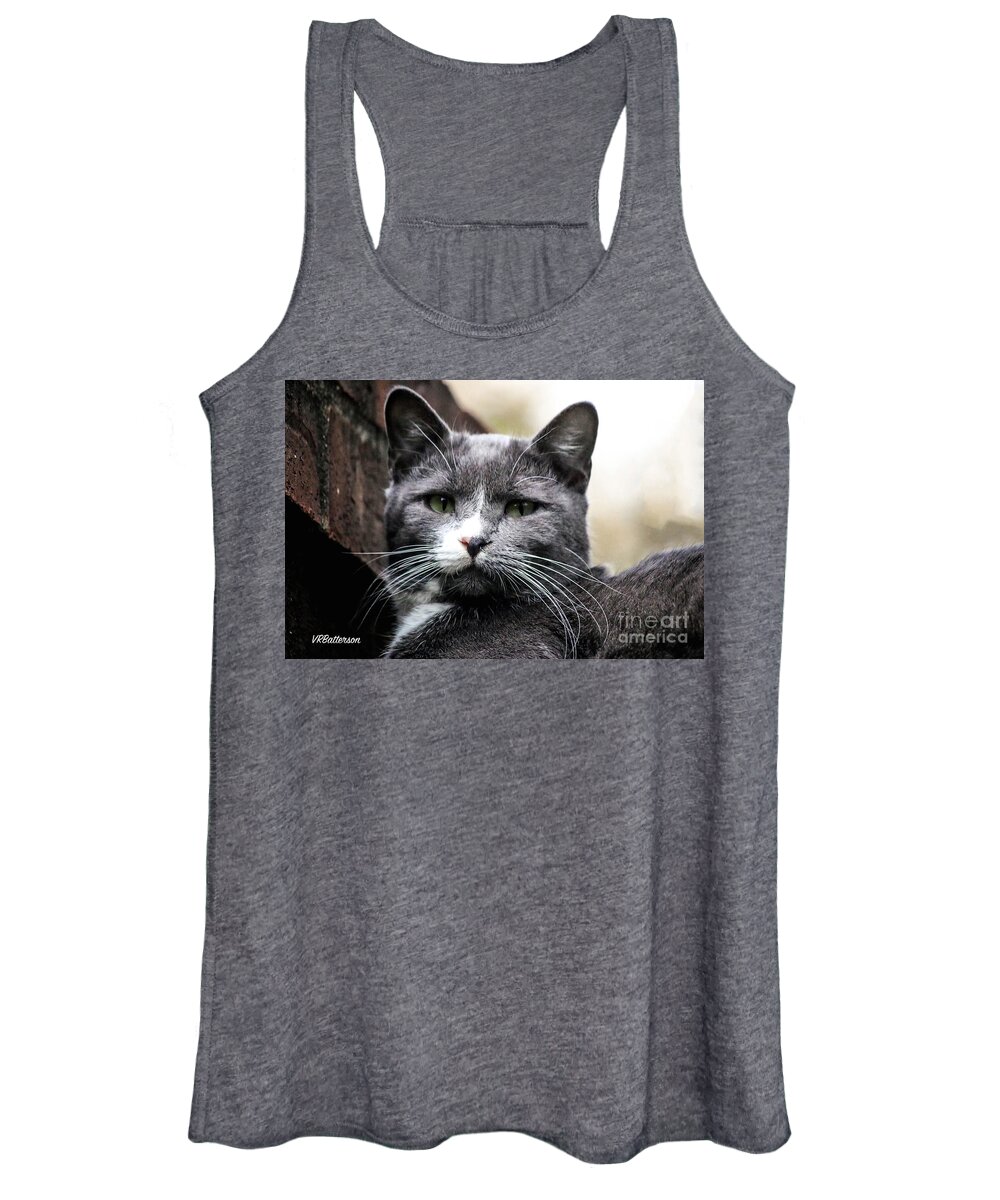 Cats Women's Tank Top featuring the photograph Mister Mistoffelees by Veronica Batterson