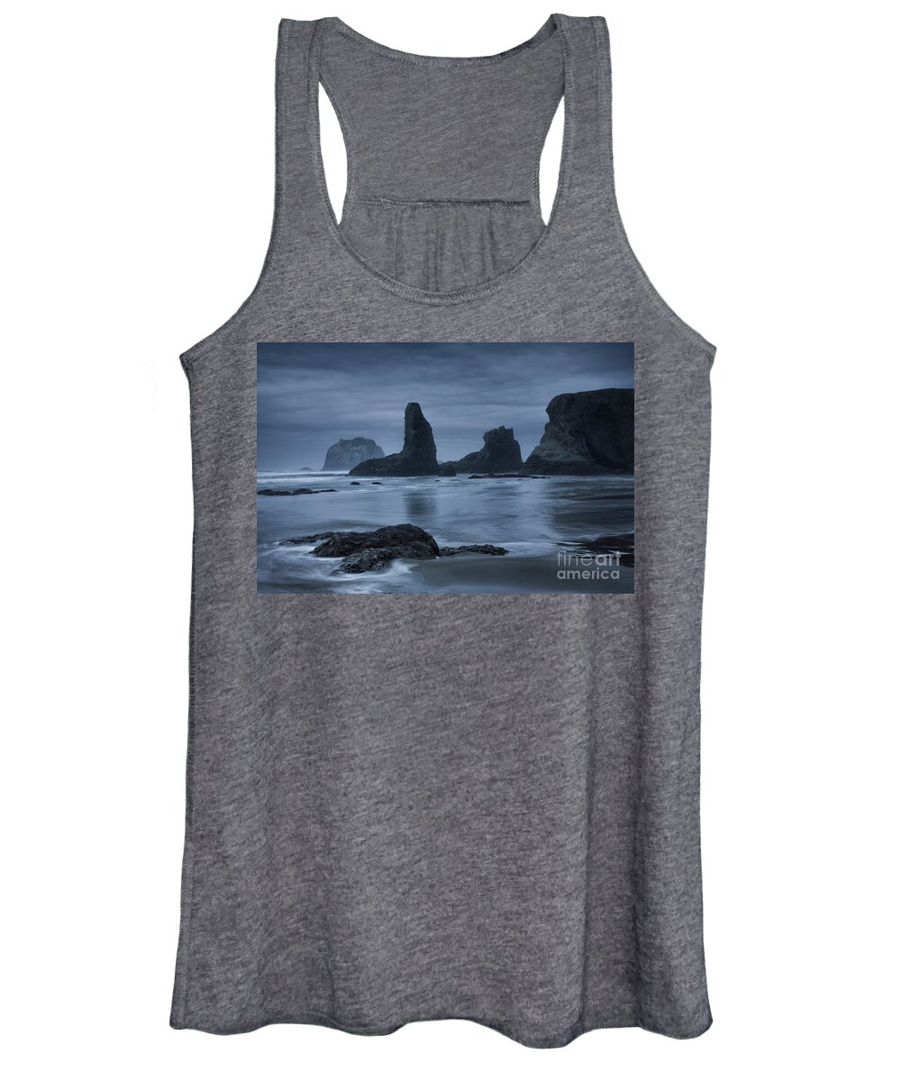Coast Women's Tank Top featuring the photograph Misty Coast by Timothy Johnson