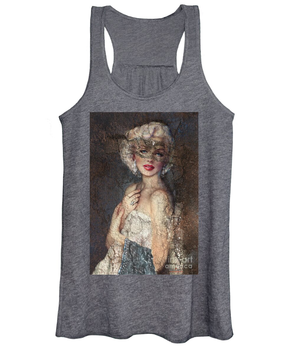 Diva Women's Tank Top featuring the painting MM Venice by Theo Danella