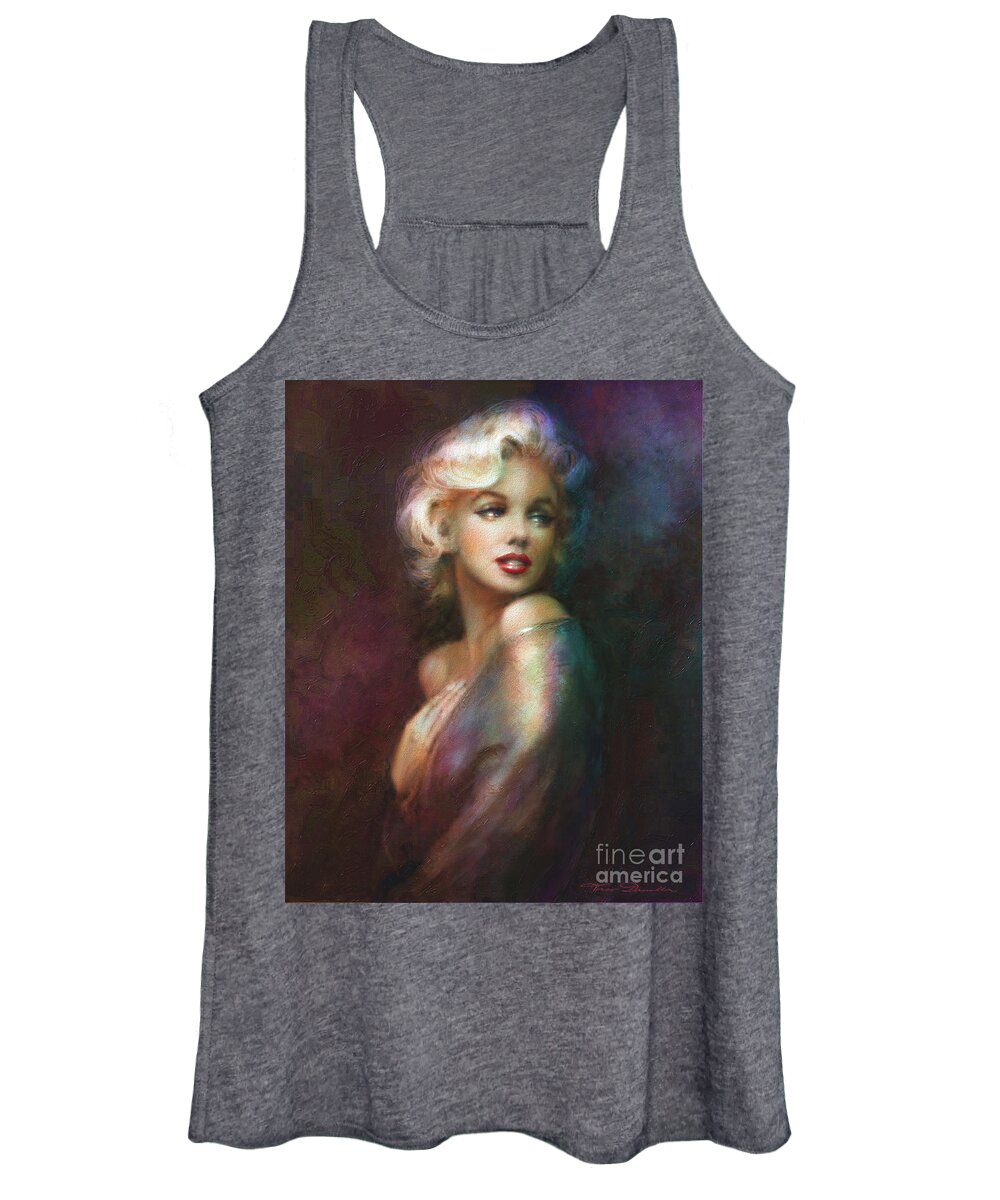 Theo Danella Women's Tank Top featuring the painting MM WW colour by Theo Danella