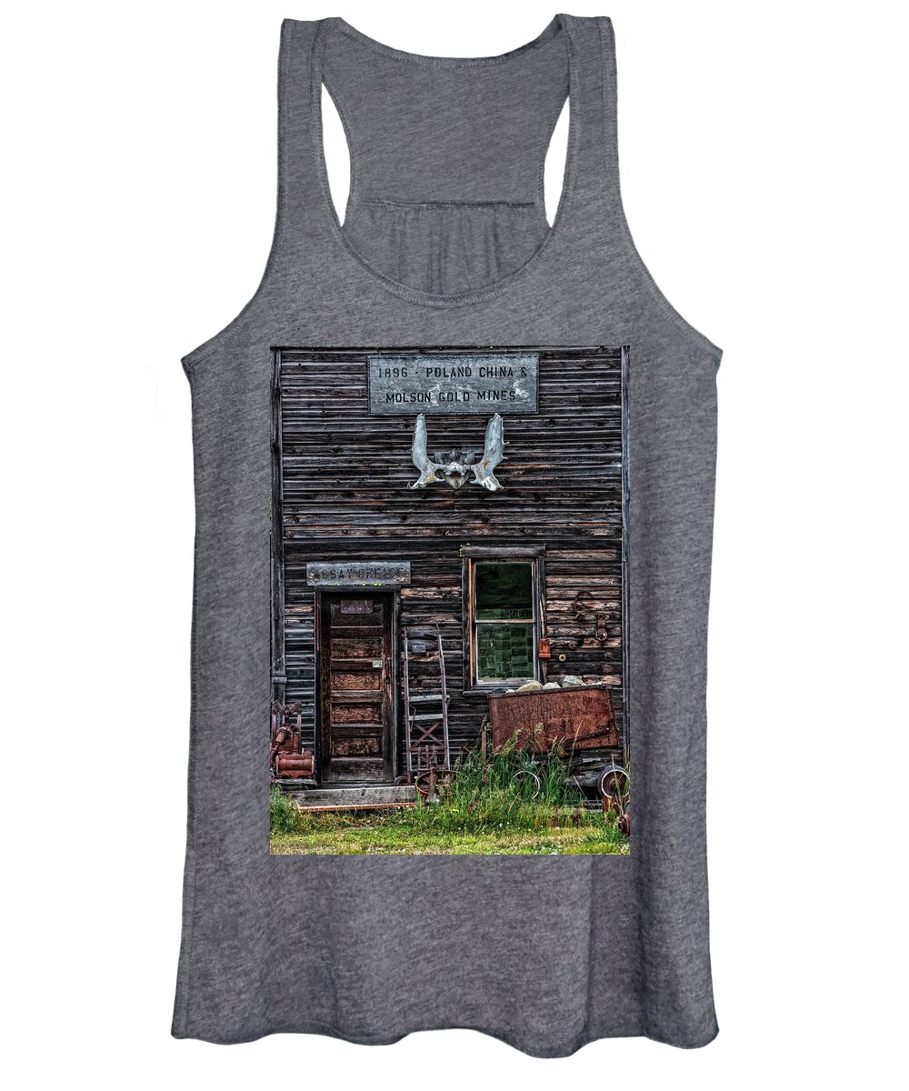 Molson Women's Tank Top featuring the photograph Molson Gold Mines by Ed Broberg