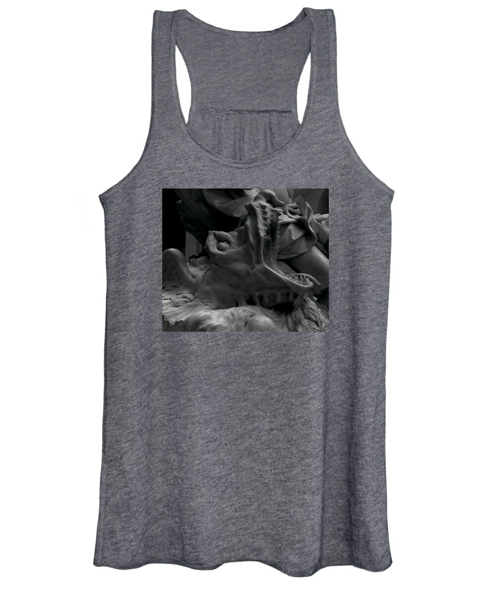 Monster Women's Tank Top featuring the photograph Monster from beyond by Emme Pons