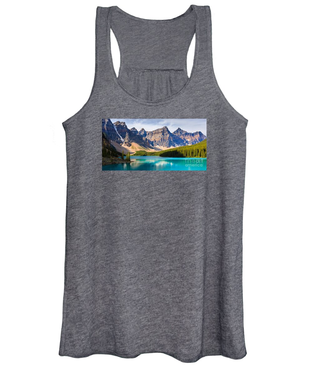 Canada Women's Tank Top featuring the photograph Moraine Lake, Canada #1 by Henk Meijer Photography