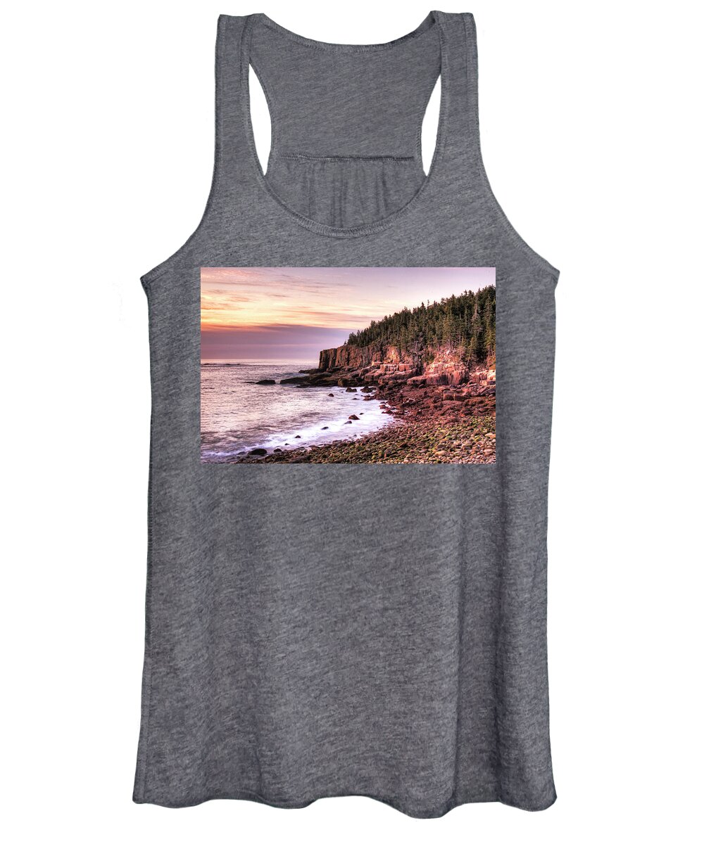 Acadia Women's Tank Top featuring the photograph Morning in Acadia by Joe Paul