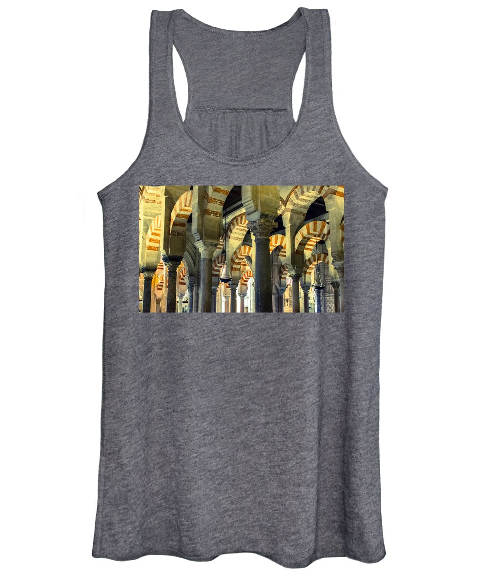 Cordoba Women's Tank Top featuring the photograph Mosque Cathedral of Cordoba 2 by AM FineArtPrints