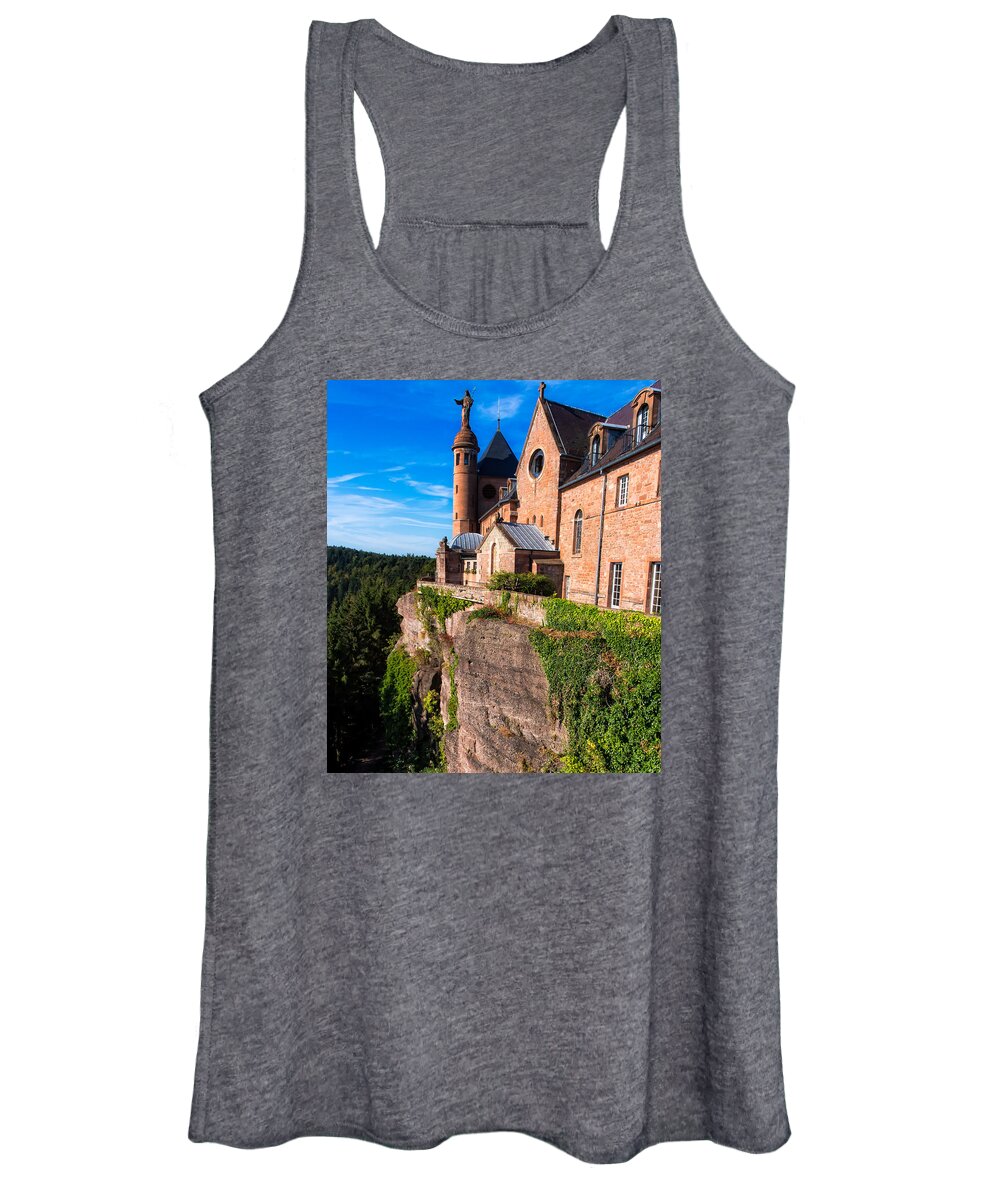 Mount Women's Tank Top featuring the photograph Mount Sainte Odile by Gary Karlsen